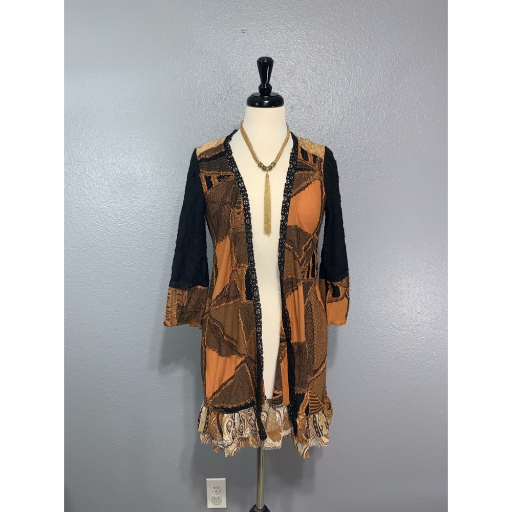 BKE Gimmicks Distressed Burnout Duster S - Picture 1 of 5